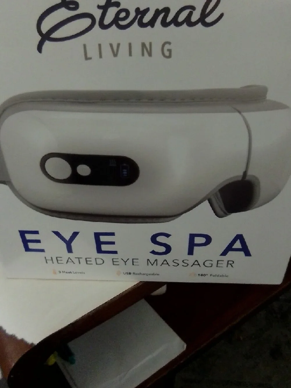 White Heated Eye Massager - Eye Spa